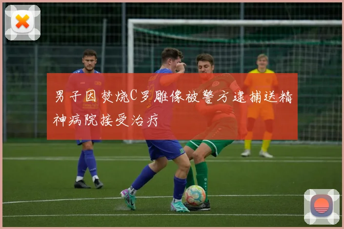 男子因焚烧C罗雕像被警方逮捕送精神病院接受治疗